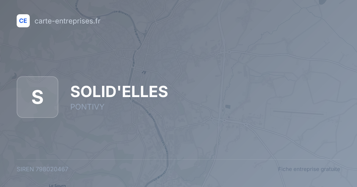 SOLID'ELLES — 798020467 — fiche entreprise