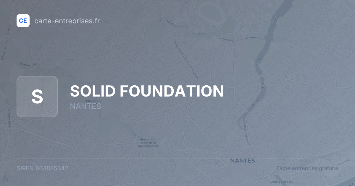 SOLID FOUNDATION — 803885342 — fiche entreprise