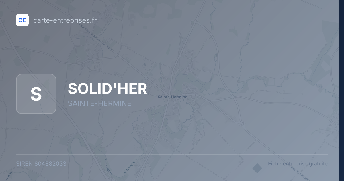 SOLID'HER — 804882033 — fiche entreprise