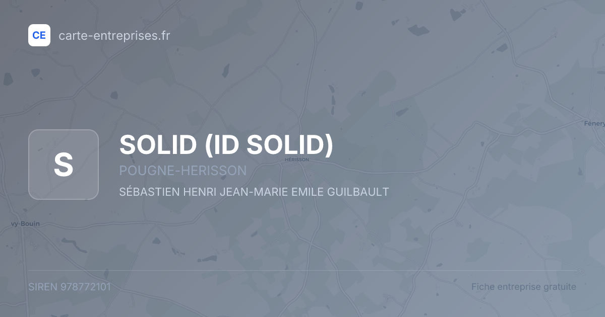 SOLID (ID SOLID) — 978772101 — fiche entreprise