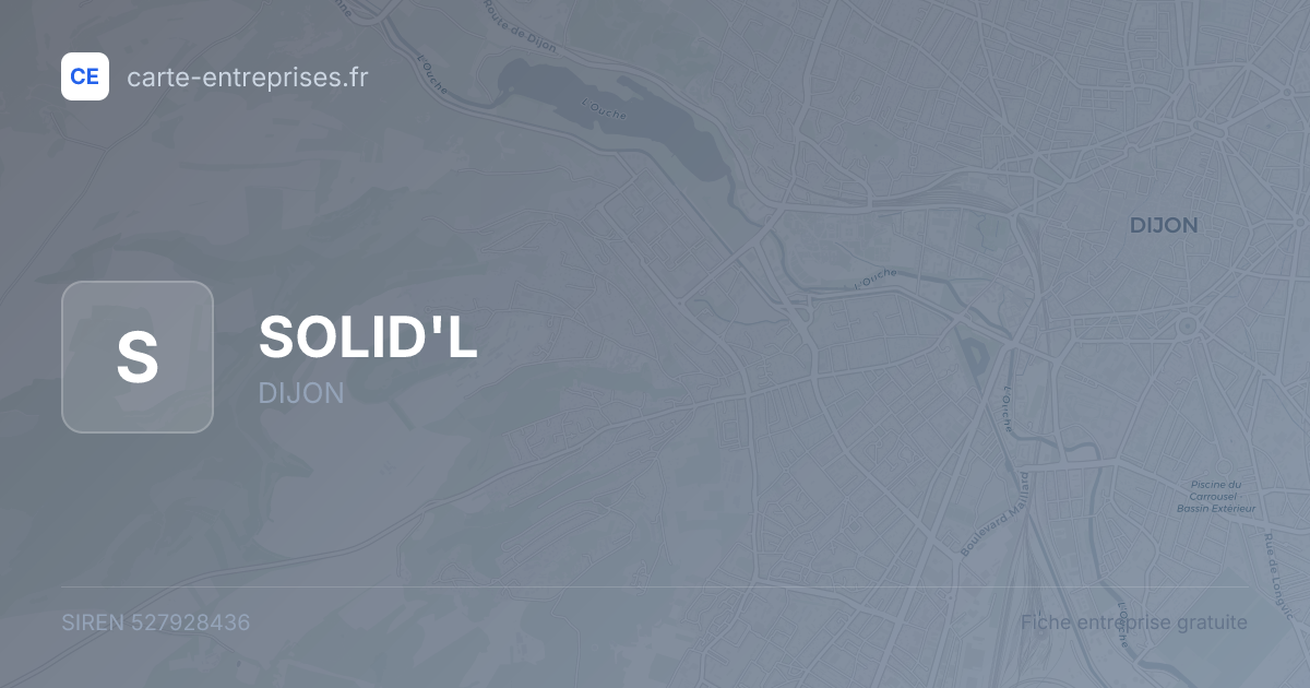 SOLID'L — 527928436 — fiche entreprise