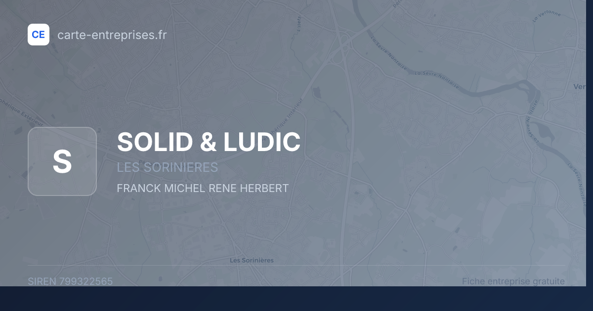 SOLID & LUDIC — 799322565 — fiche entreprise