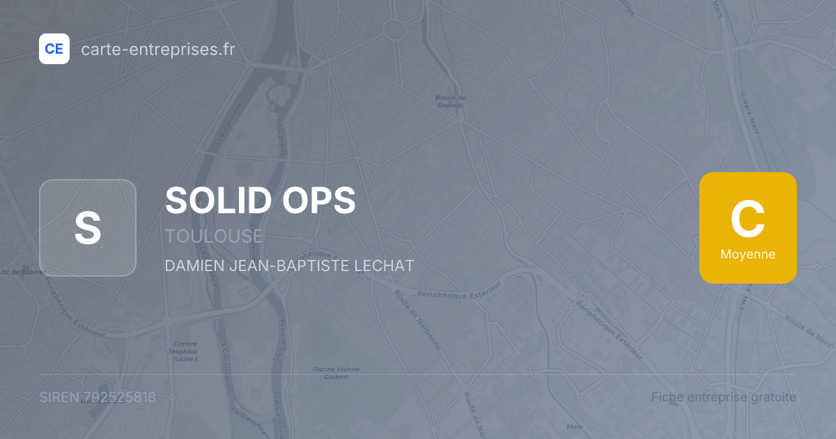 SOLID OPS — 792525818 — fiche entreprise
