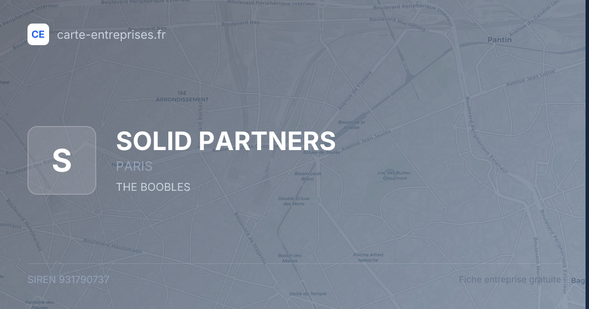 SOLID PARTNERS — 931790737 — fiche entreprise