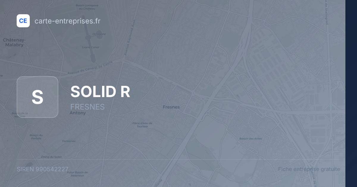 SOLID R — 990542227 — fiche entreprise