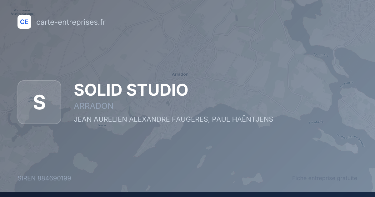 SOLID STUDIO — 884690199 — fiche entreprise