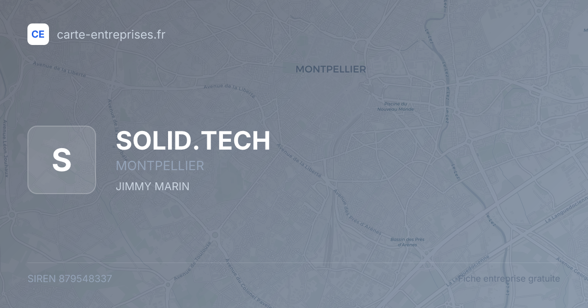SOLID.TECH — 879548337 — fiche entreprise