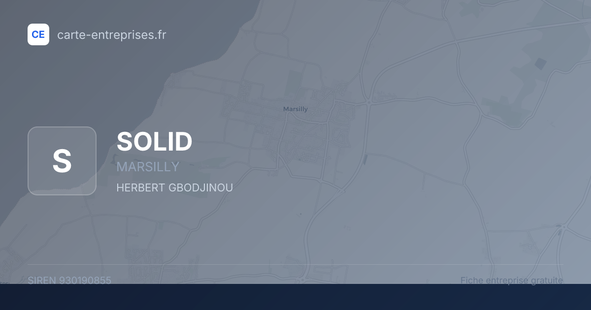 SOLID — 930190855 — fiche entreprise