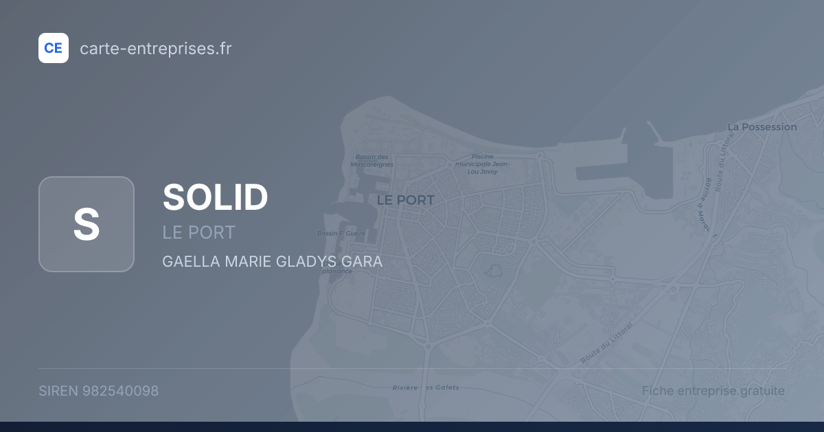 SOLID — 982540098 — fiche entreprise