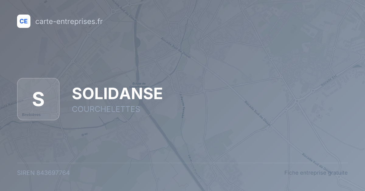 SOLIDANSE — 843697764 — fiche entreprise