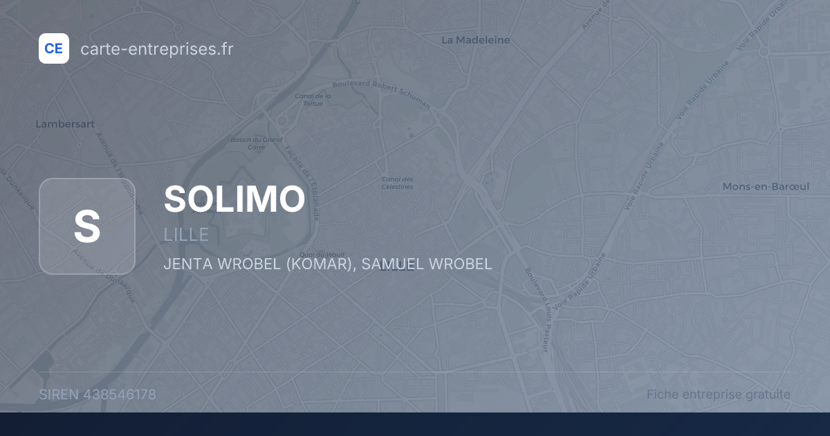 SOLIMO — 438546178 — fiche entreprise