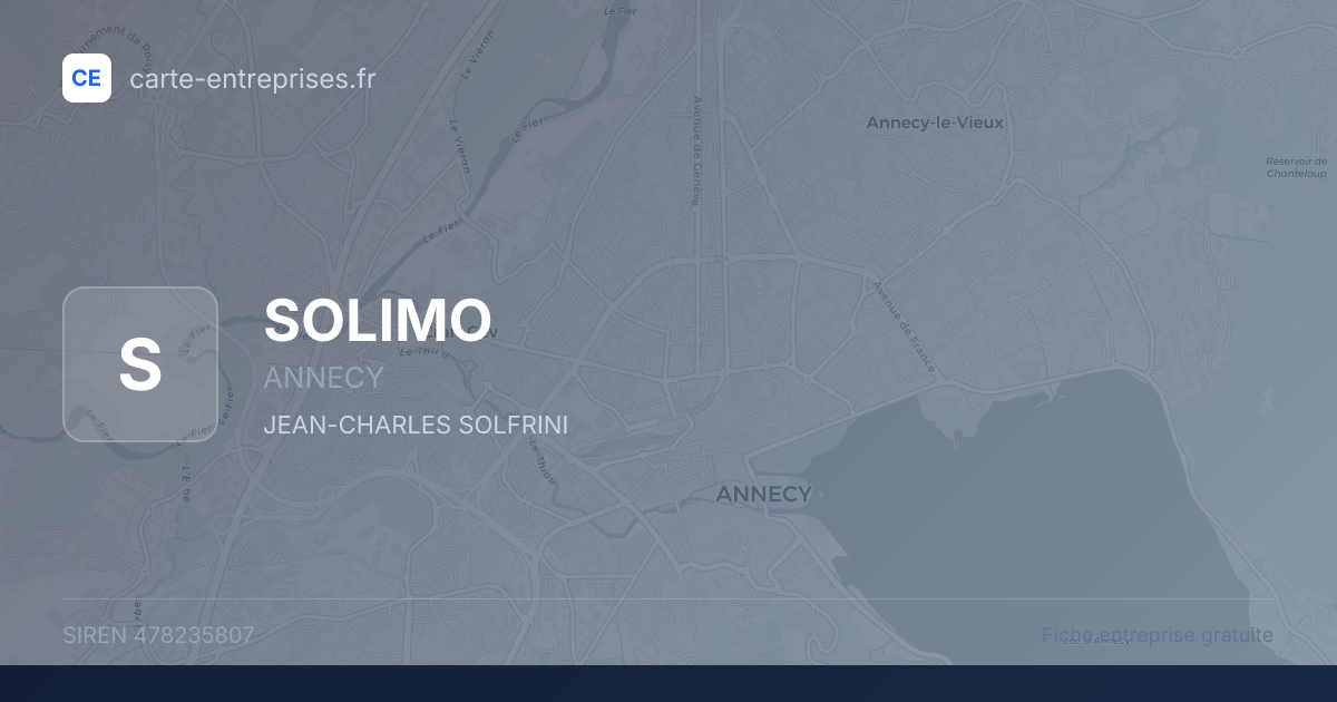 SOLIMO — 478235807 — fiche entreprise