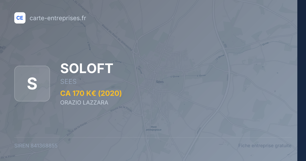 SOLOFT — 841368855 — fiche entreprise