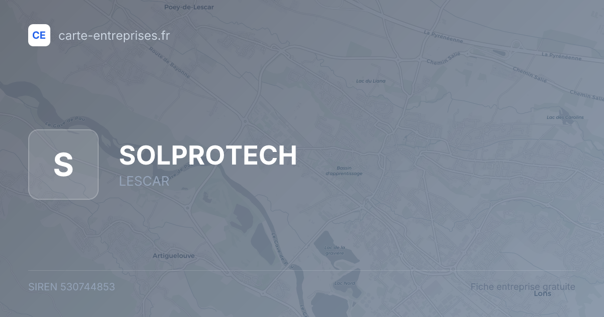 SOLPROTECH — 530744853 — fiche entreprise