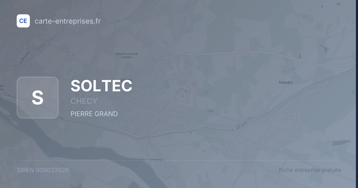 SOLTEC — 908032626 — fiche entreprise