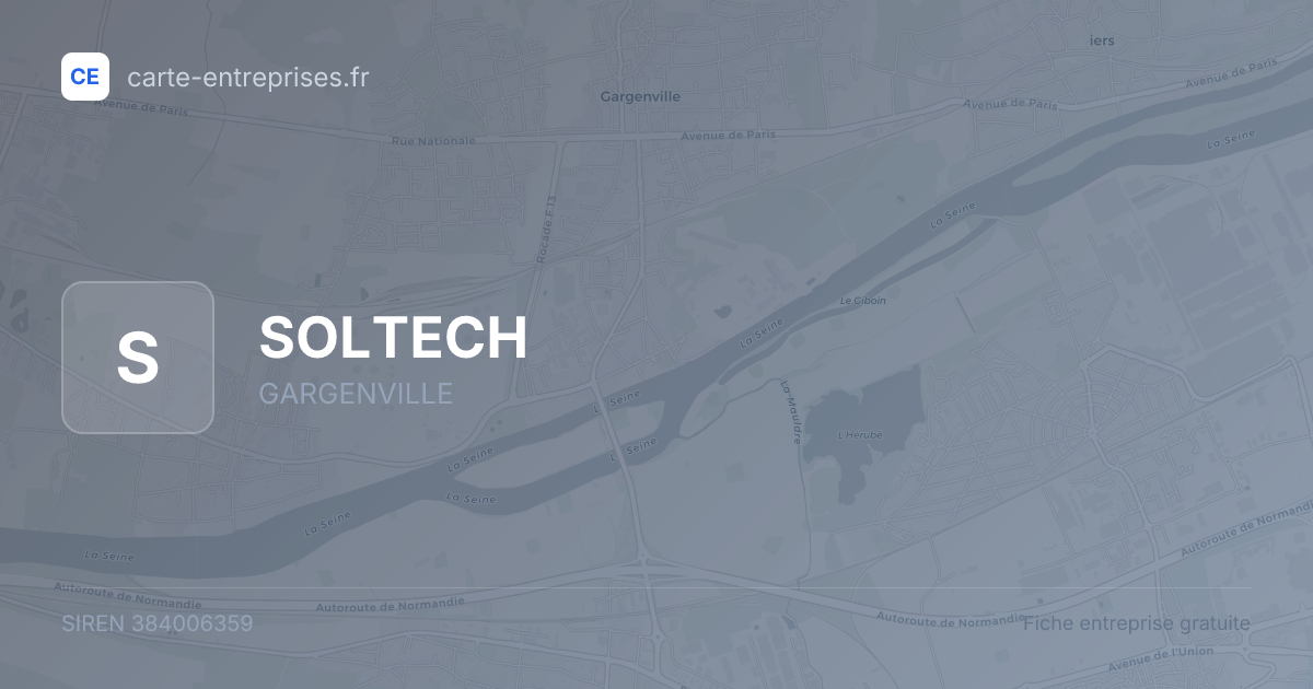 SOLTECH — 384006359 — fiche entreprise