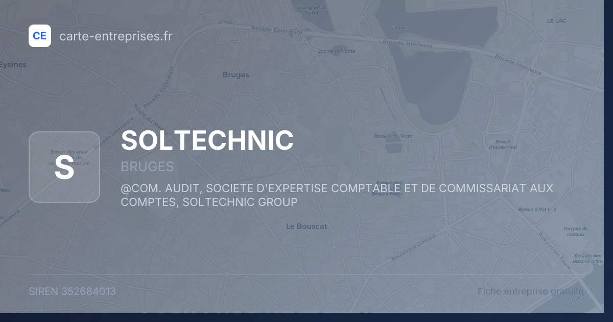 SOLTECHNIC — 352684013 — fiche entreprise
