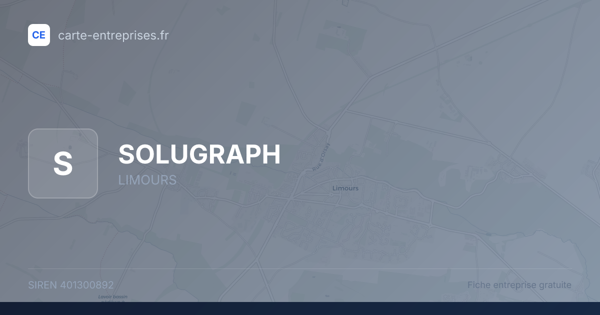 SOLUGRAPH — 401300892 — fiche entreprise