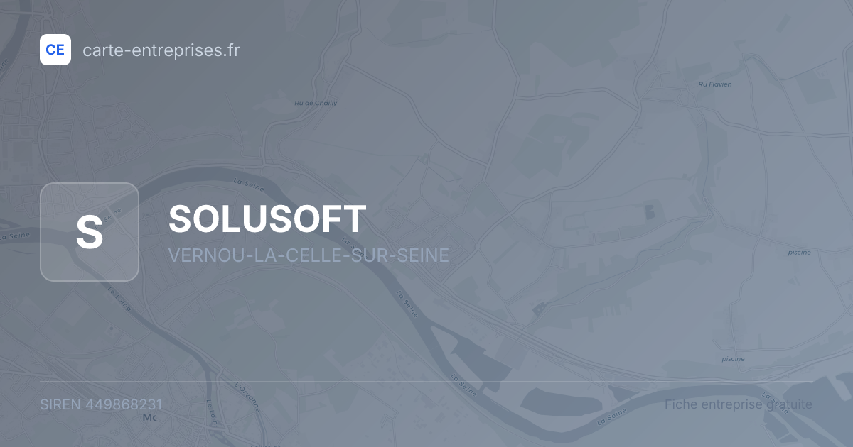 SOLUSOFT — 449868231 — fiche entreprise