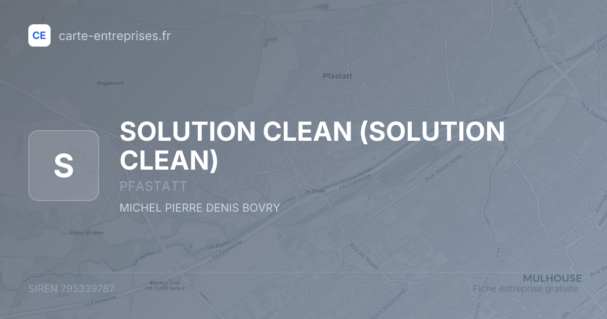 SOLUTION CLEAN — 795339787 — fiche entreprise
