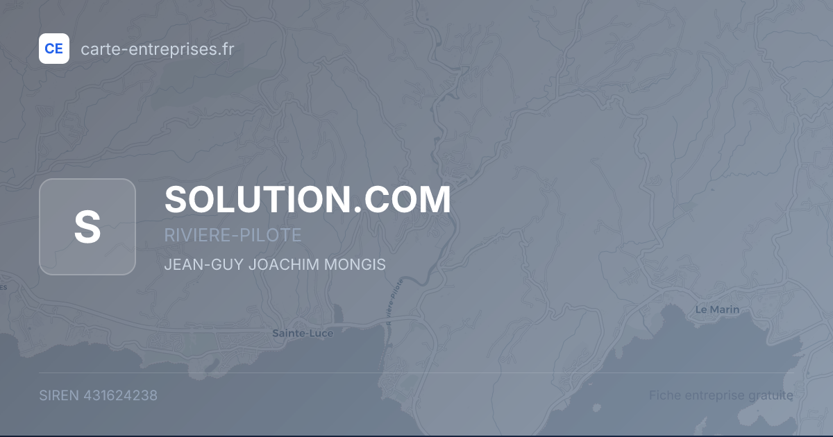 SOLUTION.COM — 431624238 — fiche entreprise
