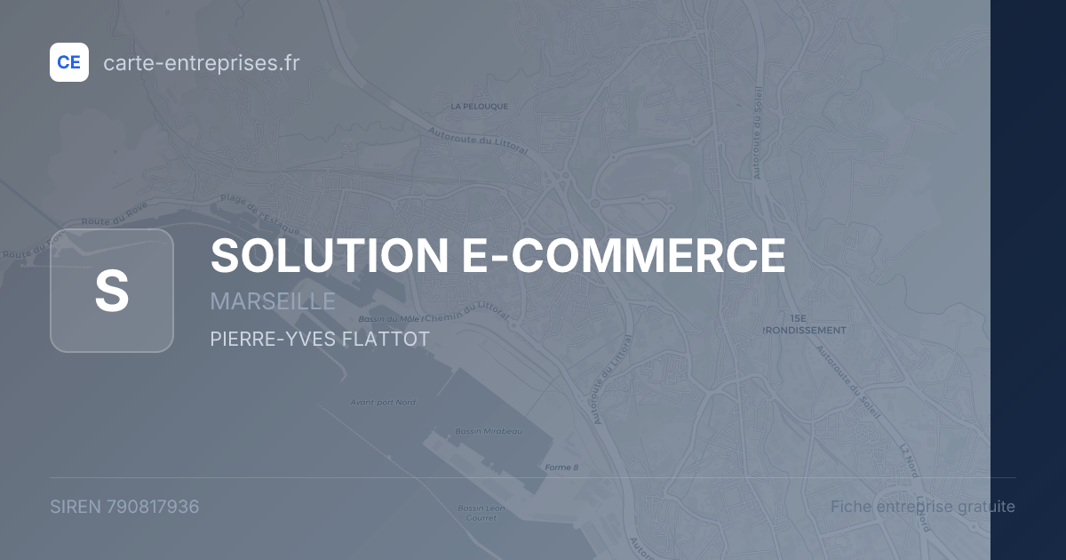 SOLUTION E-COMMERCE — 790817936 — fiche entreprise