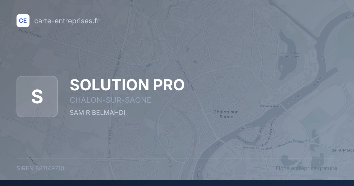 SOLUTION PRO — 881149710 — fiche entreprise