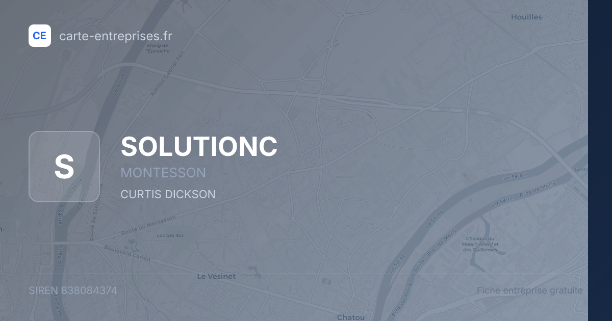 SOLUTIONC — 838084374 — fiche entreprise