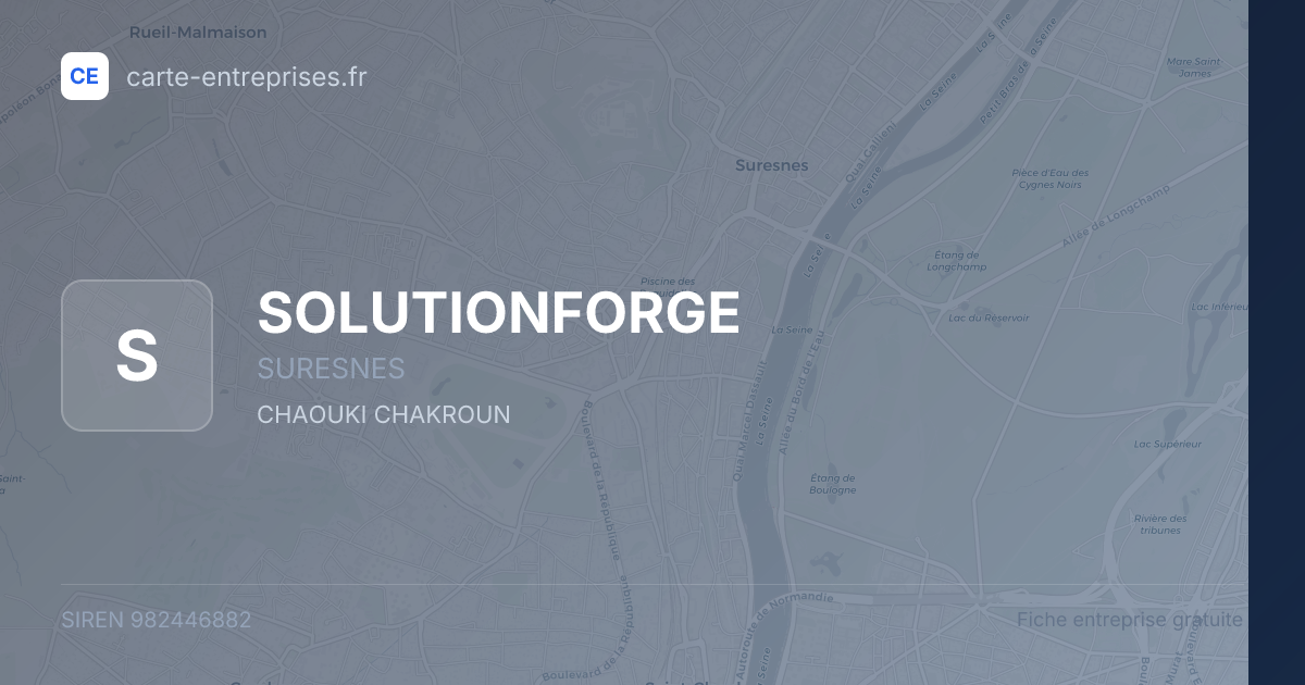 SOLUTIONFORGE — 982446882 — fiche entreprise