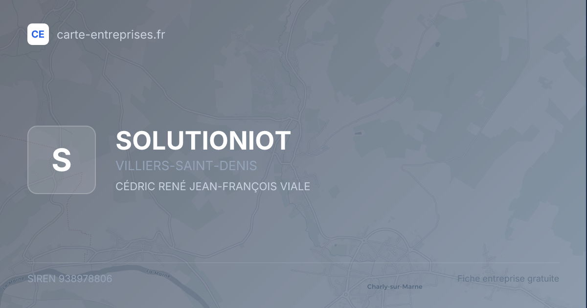 SOLUTIONIOT — 938978806 — fiche entreprise