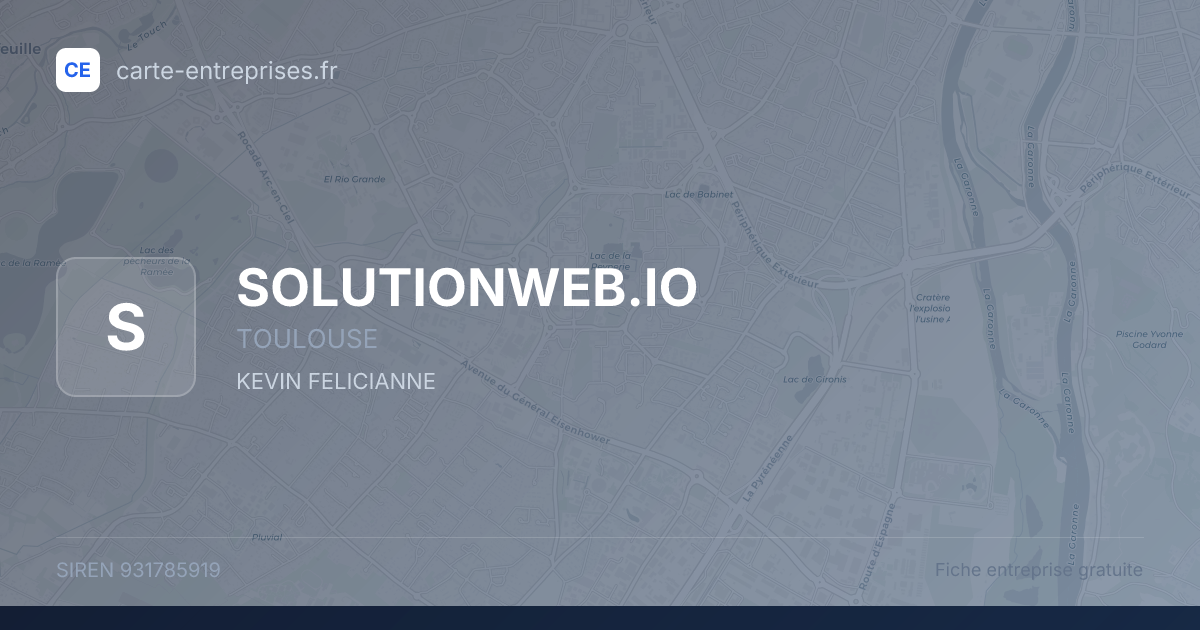 SOLUTIONWEB.IO — 931785919 — fiche entreprise