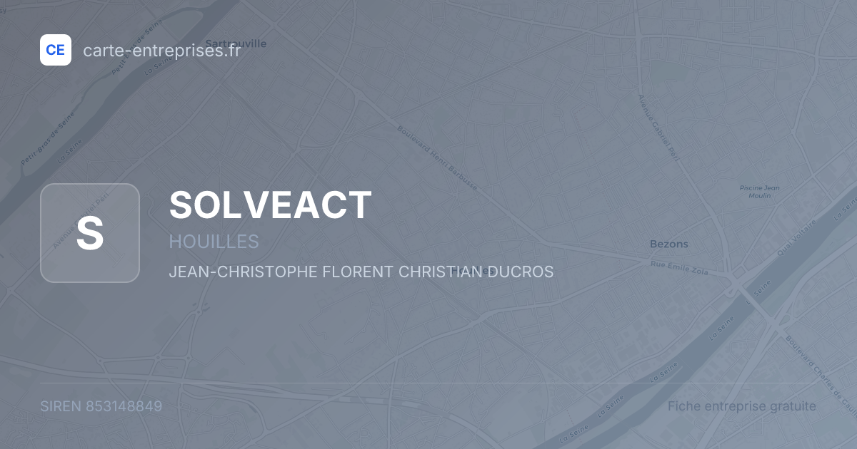 SOLVEACT — 853148849 — fiche entreprise
