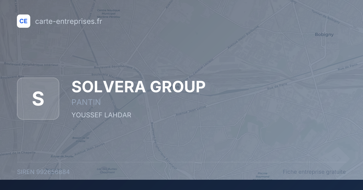 SOLVERA GROUP — 992656884 — fiche entreprise
