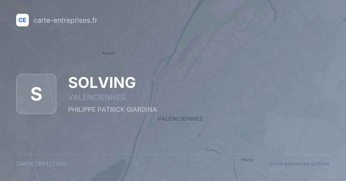 SOLVING — 799422480 — fiche entreprise
