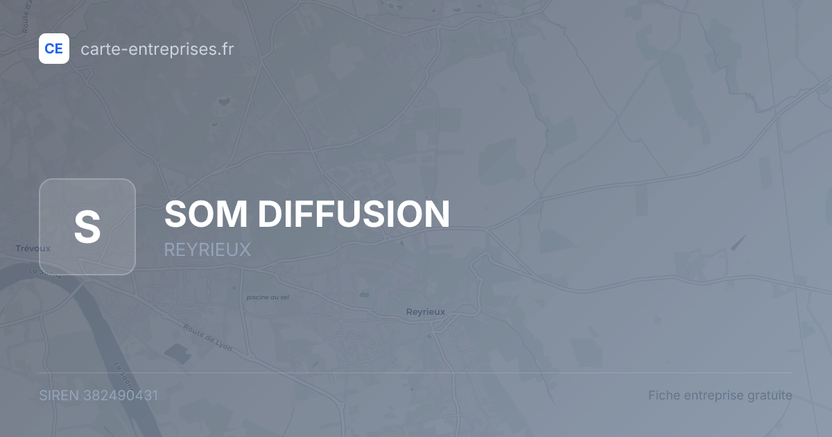SOM DIFFUSION — 382490431 — fiche entreprise