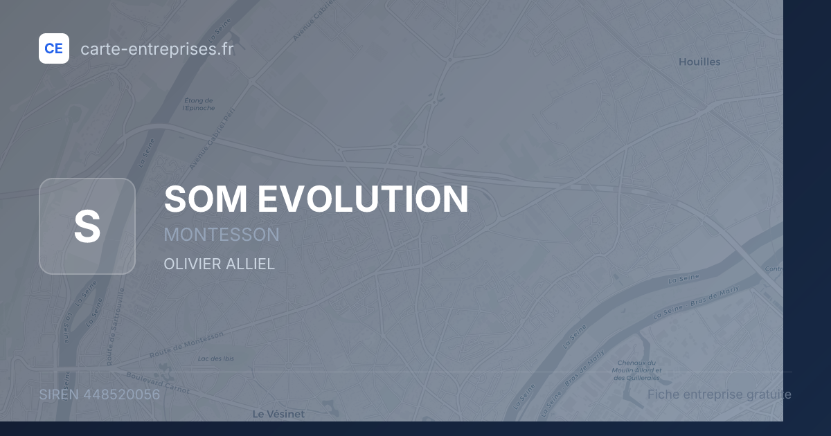 SOM EVOLUTION — 448520056 — fiche entreprise