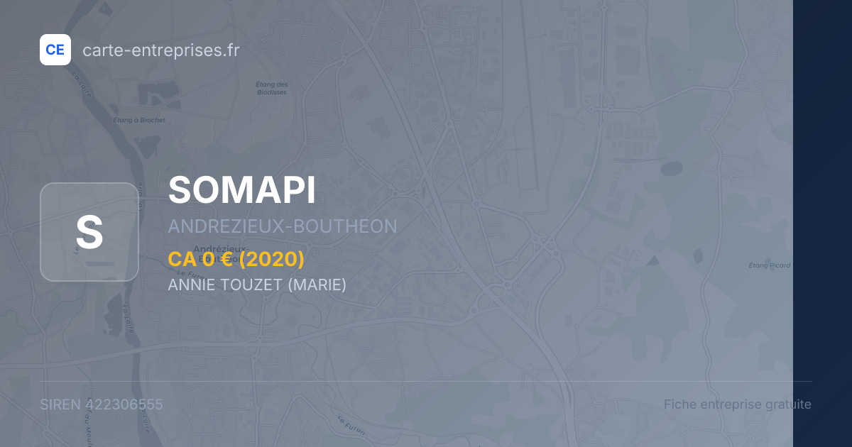 SOMAPI — 422306555 — fiche entreprise
