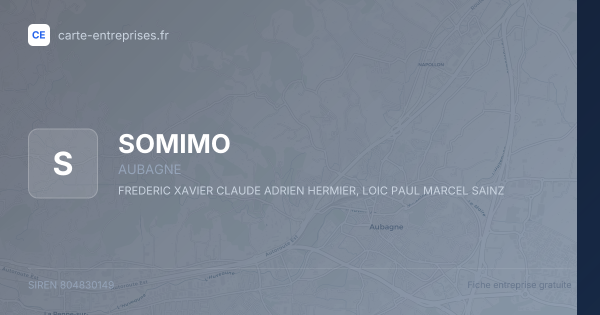 SOMIMO — 804830149 — fiche entreprise