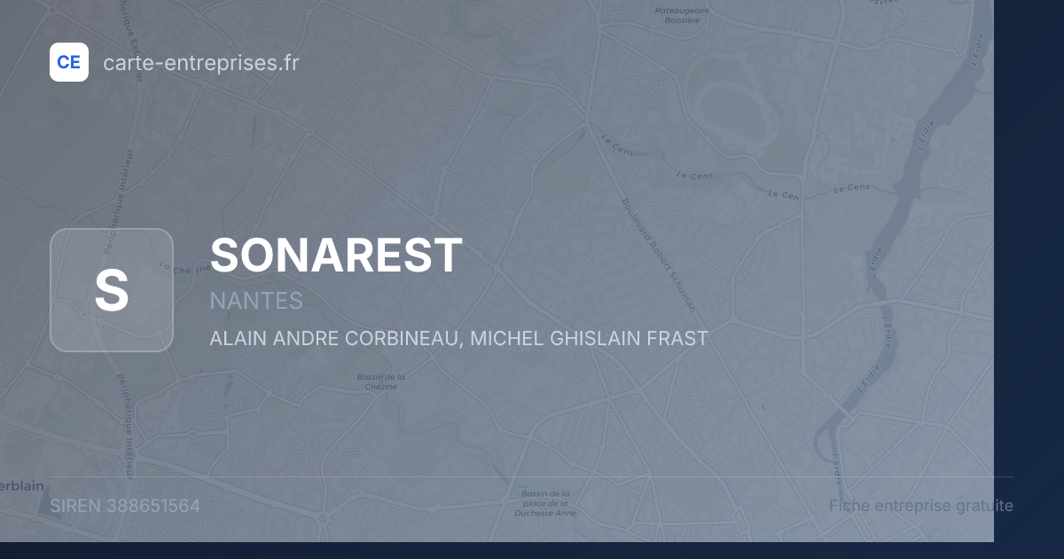 SONAREST — 388651564 — fiche entreprise