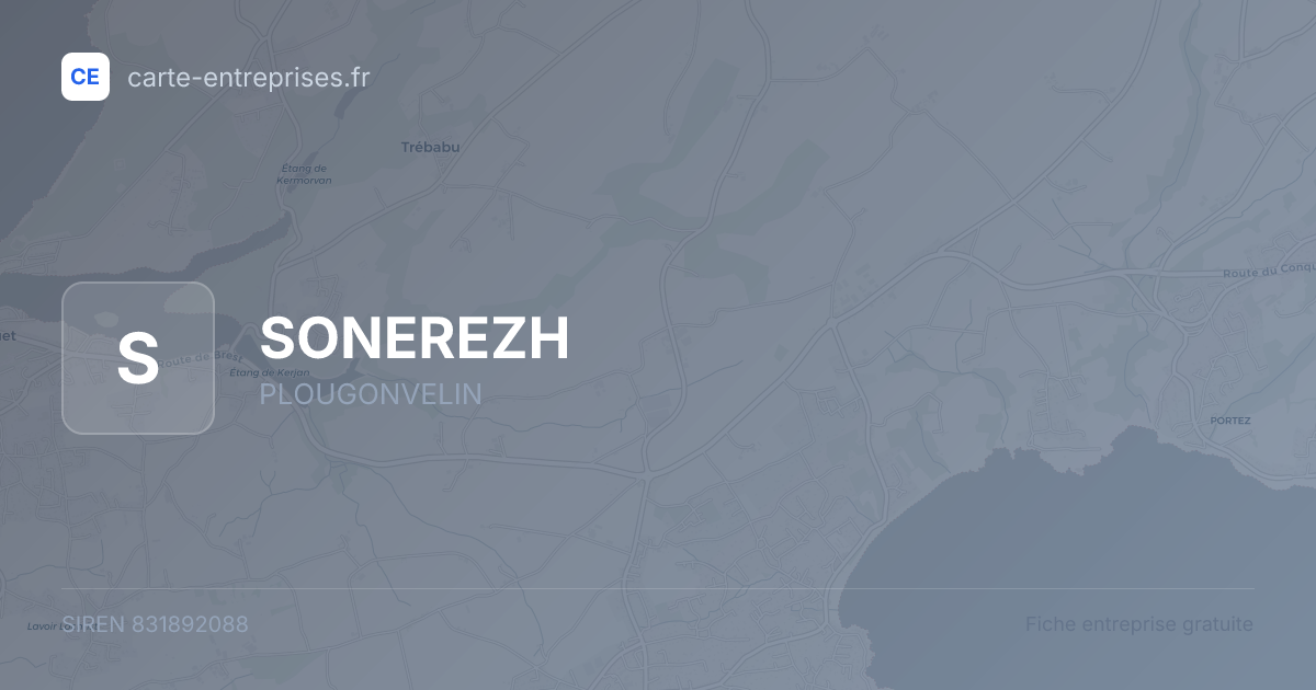 SONEREZH — 831892088 — fiche entreprise