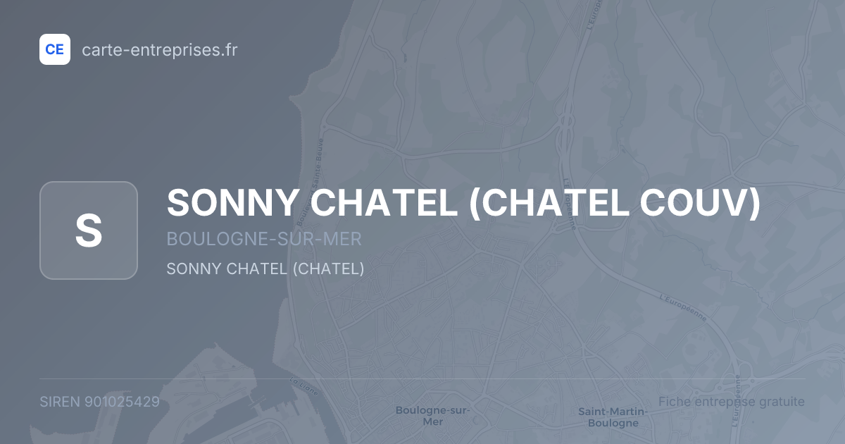 SONNY CHATEL (CHATEL COUV) — 901025429 — fiche entreprise