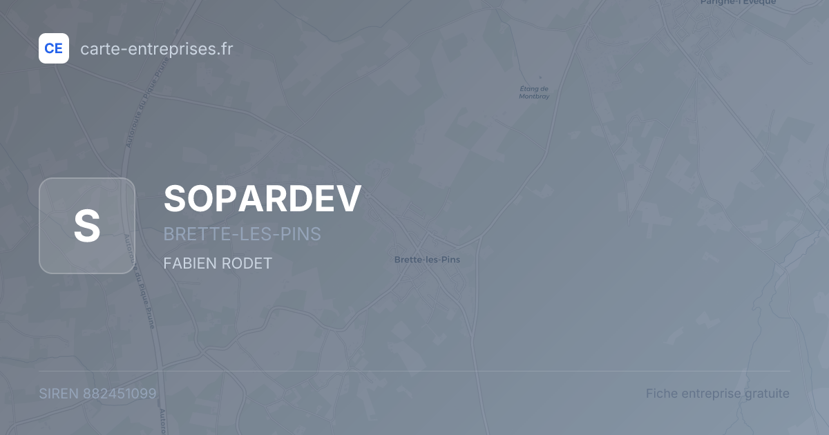 SOPARDEV — 882451099 — fiche entreprise