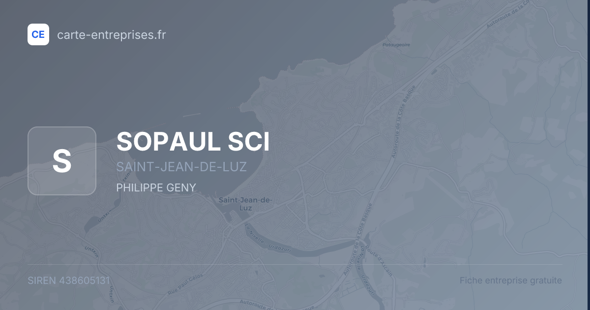 SOPAUL SCI — 438605131 — fiche entreprise