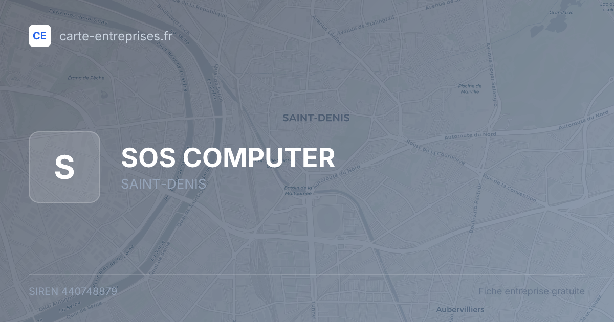 SOS COMPUTER — 440748879 — fiche entreprise