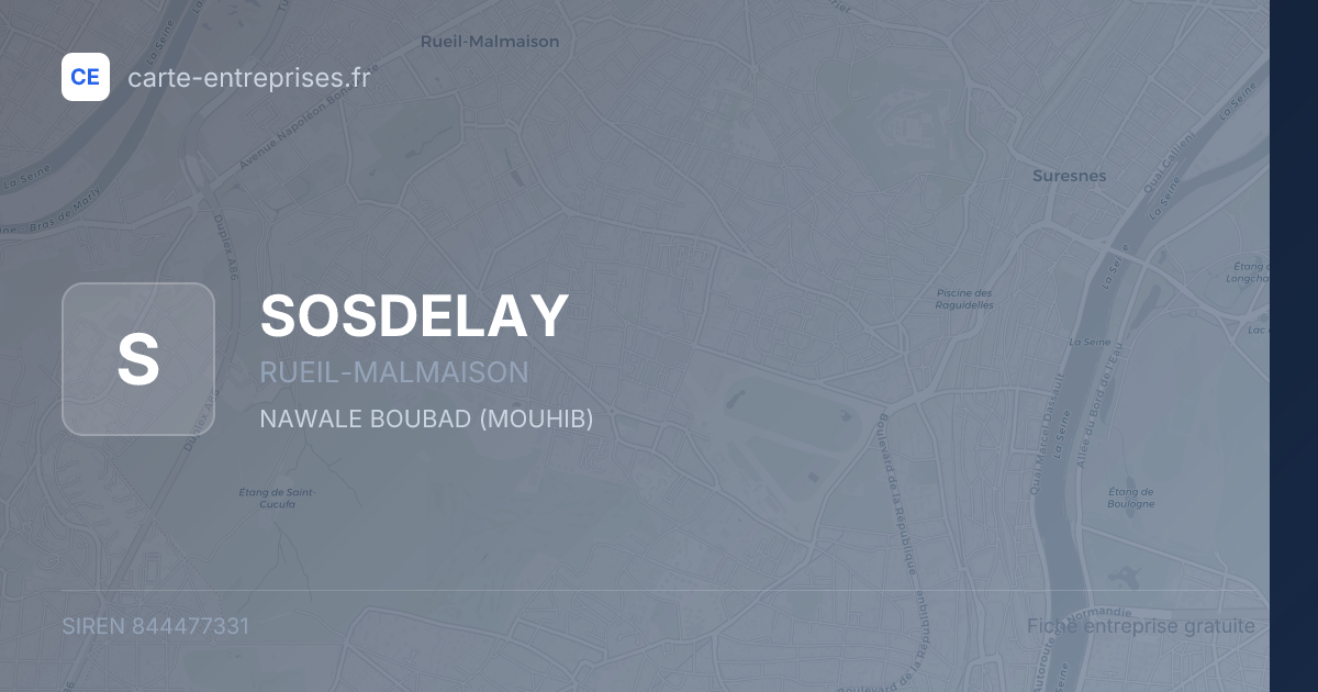 SOSDELAY — 844477331 — fiche entreprise