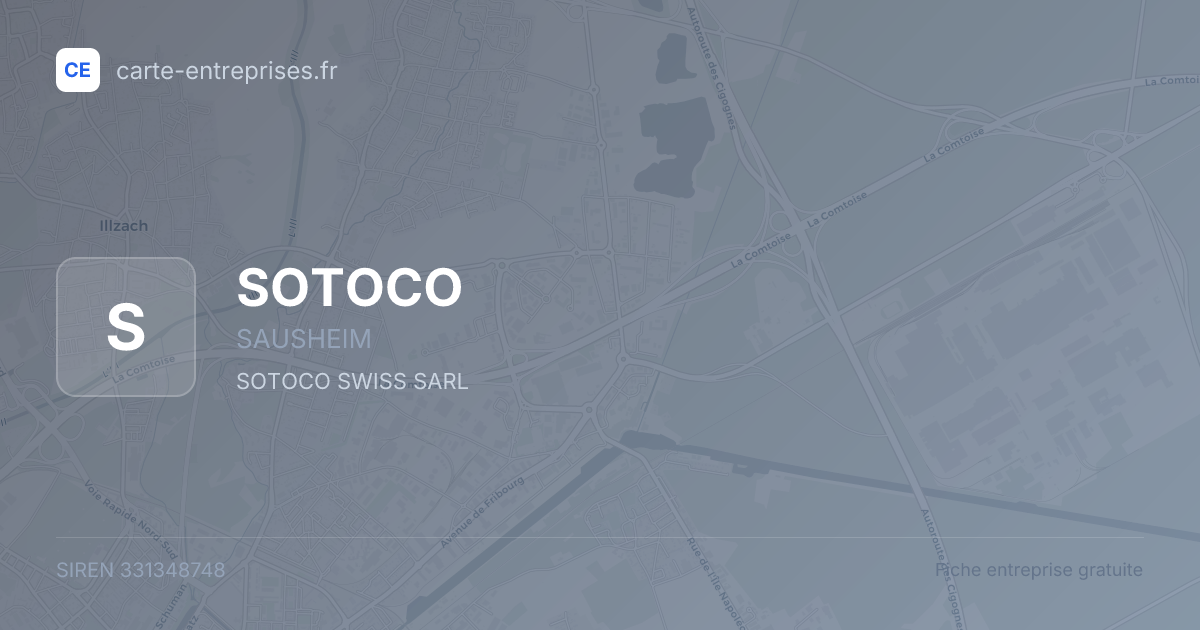 SOTOCO — 331348748 — fiche entreprise
