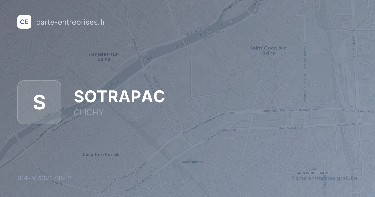SOTRAPAC — 402673552 — fiche entreprise