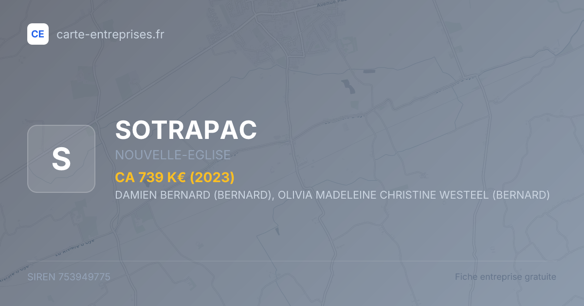 SOTRAPAC — 753949775 — fiche entreprise