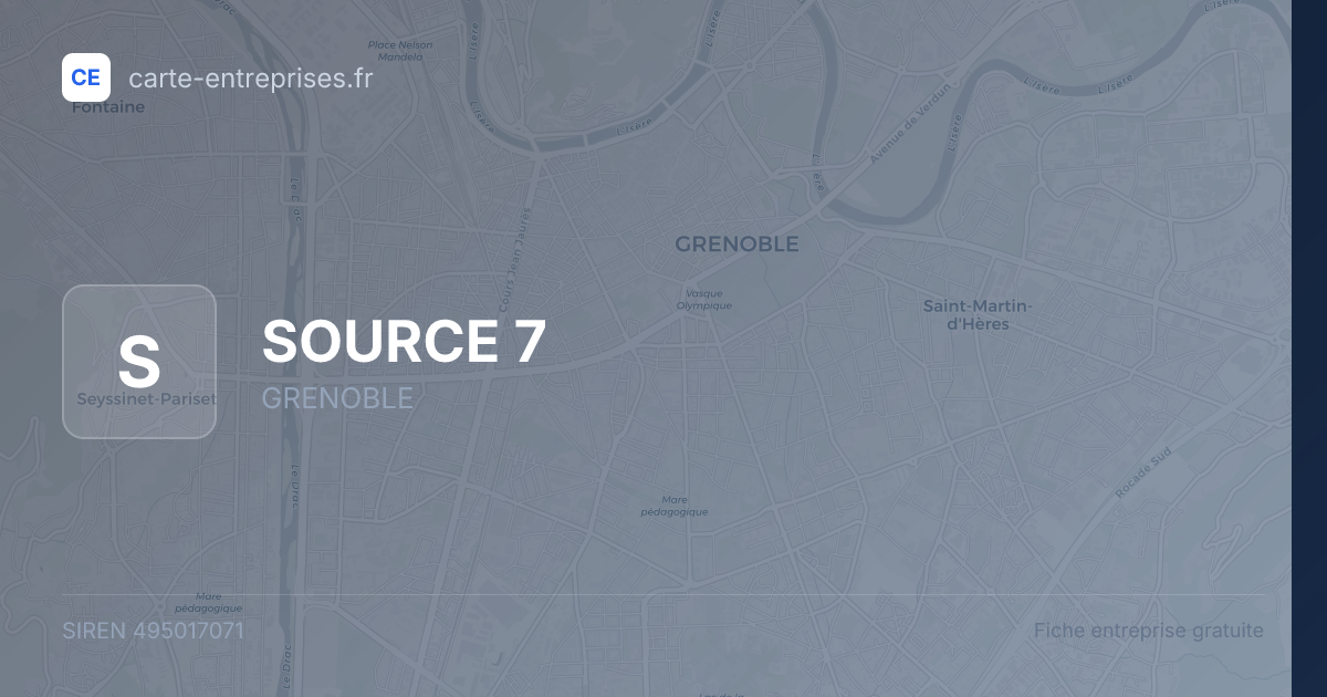 SOURCE 7 — 495017071 — fiche entreprise