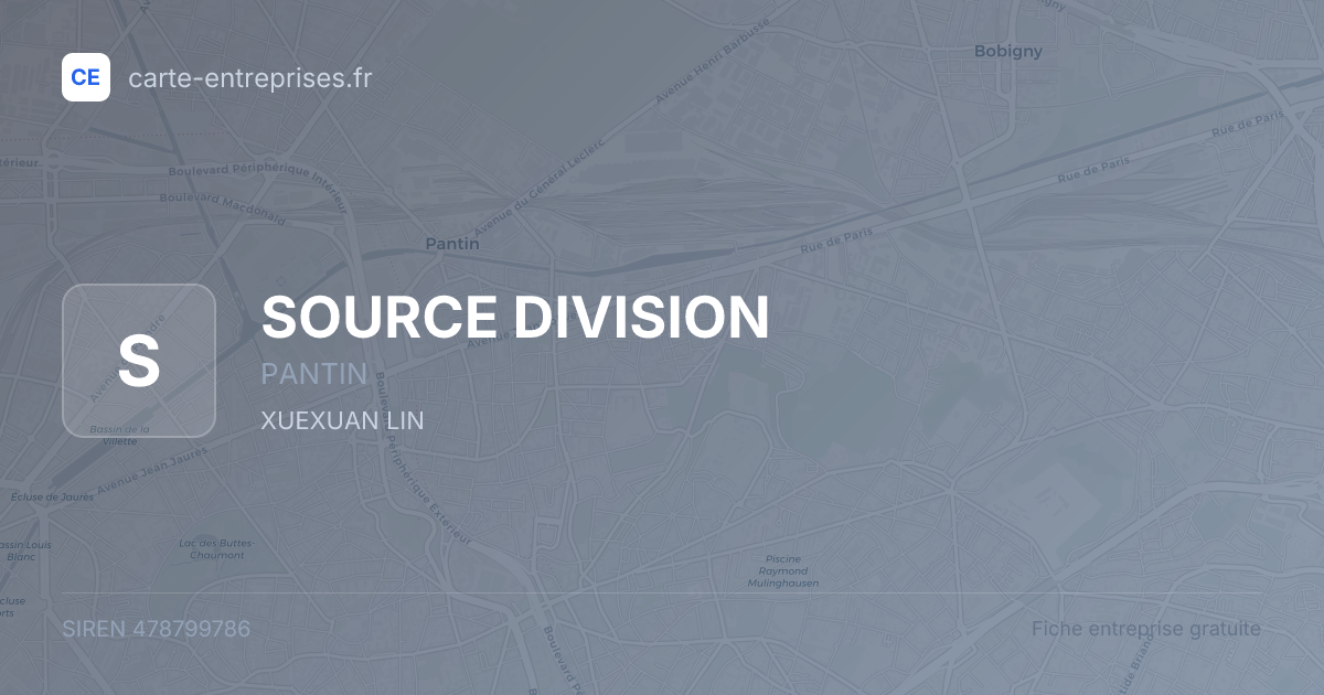 SOURCE DIVISION — 478799786 — fiche entreprise